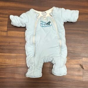Baby Merlin’s Magic Sleepsuit Cotton Blue Small 3-6 Months 12-18 lbs